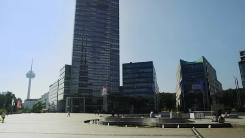 Cologne Mediapark Stock Footage 92756090