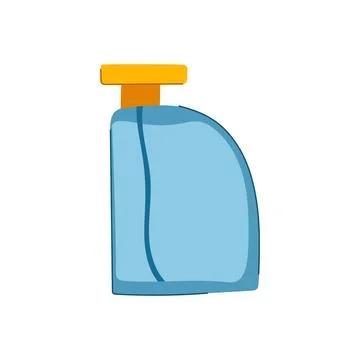 Cologne perfume for men cartoon vector illustration Ilustração Stock