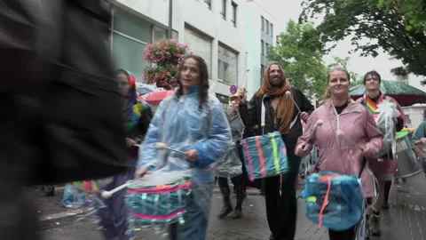 Cologne Pride 2025 (Drumplayers Group WITHOUT Sound) Stockbeeldmateriaal 312789852
