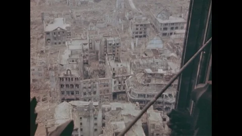 Cologne in ruins Stock Footage 103377738