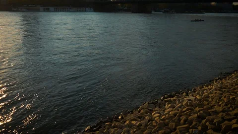 Cologne Sunny Evening Stock Footage 106627313