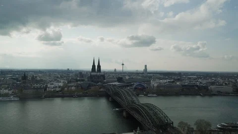 Cologne TIMELAPSE with the cathedral Video stock 112392474
