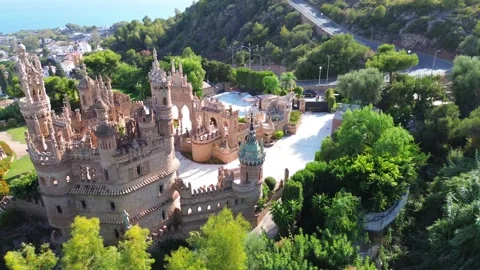 Colomares castle Stock Footage 284858553