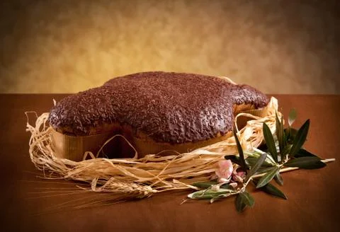 Colomba pasquale (easter dove) Stock Photos