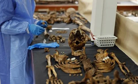Colombia and the titanic task of identifying more than 100,000 disappeared perso Stock Photos