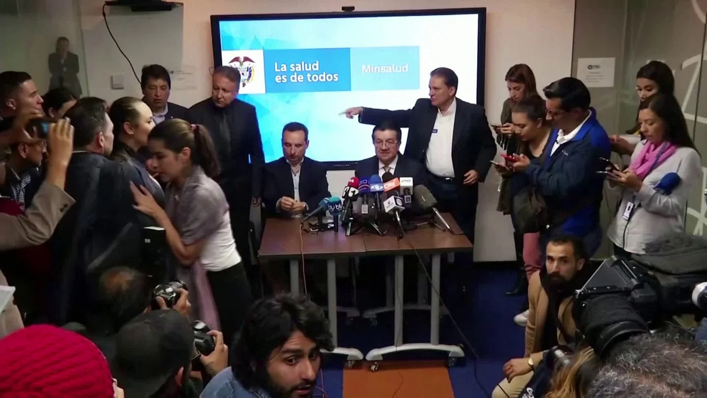 Colombia Confirms Its First Case Of Coronavirus Stock Footage