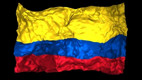 Colombia flag Stock Footage 110796930
