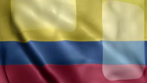 Colombia Flag Stock Footage 133775321