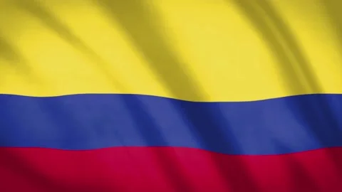 Colombia Flag  Video stock 188105927