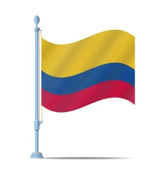 Colombia flag Stock-Illustration