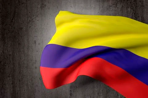 Colombia flag Stock Illustration