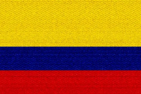 Colombia flag Stock Illustration