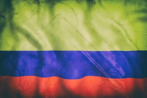 Colombia flag Stock Illustration