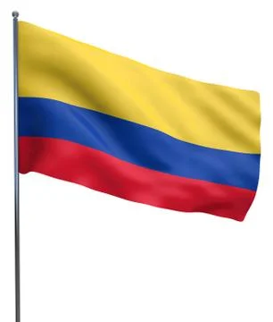 Colombia Flag Image Stock Illustration