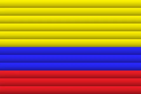 Colombia Flag. Vector Illustration. Stock Illustration