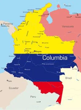Colombia Stock-Illustration