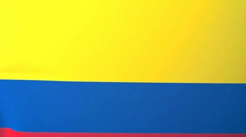 Colombia Waving Flag Stock Footage 10761705