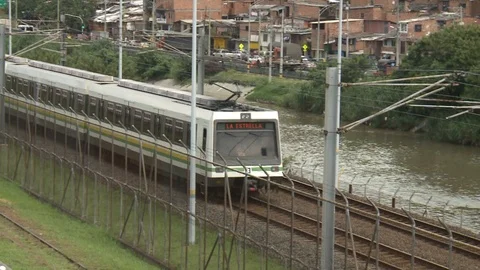 ColombiaMedellinTrain2 Stock Footage 87199008