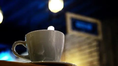 Colombian coffee cup Vídeo Stock 83828691