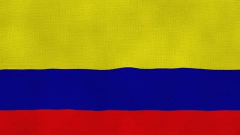 Colombian flag waving Stock Footage 102591286