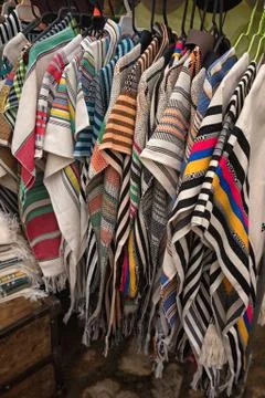 Colombian ponchos Stock Photos