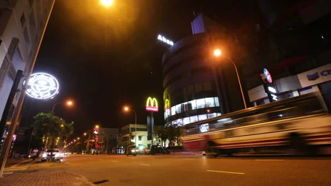 Colombo City Night Timelapse Stock Footage 237246980