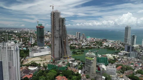Colombo City North Arc during daytime Stock Footage 248785052