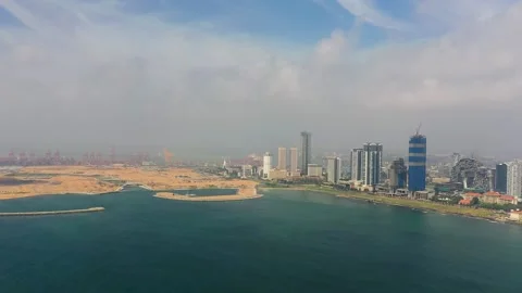 Colombo city view from above. Sri Lanka. Stock Footage 235572980