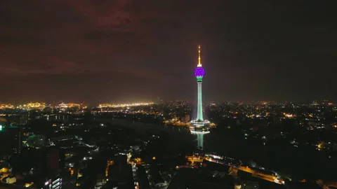 Colombo Night Scene Stock Footage 236453877