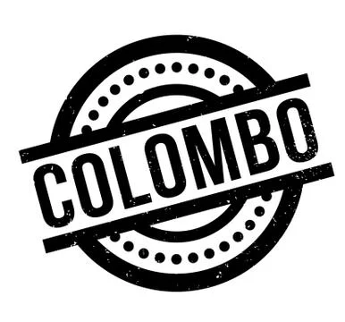 Colombo rubber stamp Stock Illustration