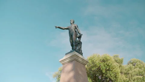 Colonel light zoom in 4k Stock Footage 201359505