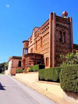 Colonia guell Stock Photos