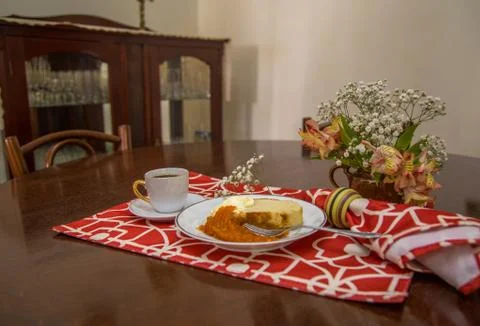 Colonial breakfast brazil Stock Photos