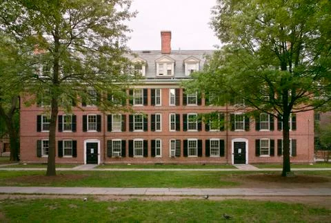 Colonial brick building Stock Photos