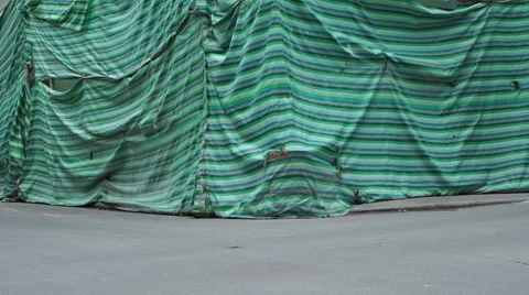 Colonial Building Covered for Restoration 動画素材 50884853