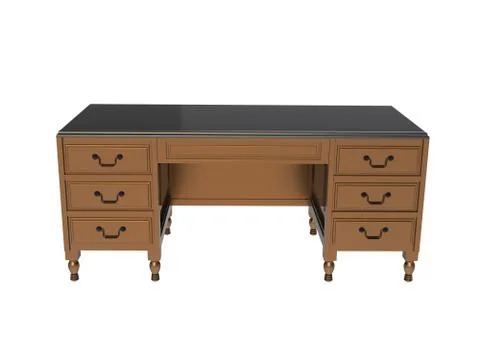 Colonial Desk Stock Illustration