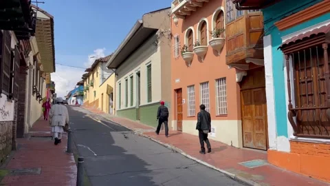 Colonial district candelaria Stock Footage 239413958