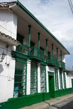 Colonial house architecture Foto stock