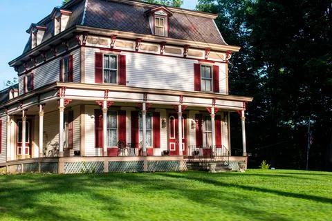 A Colonial House 스톡 사진