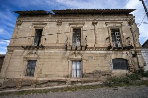 Colonial house ruin Stock Photos