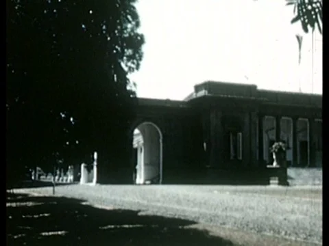 Colonial life in Java, Indonesia in the 1930s. 스톡 동영상 75313494