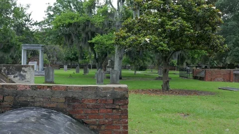 Colonial Park Cemetery Stock Footage 90347620