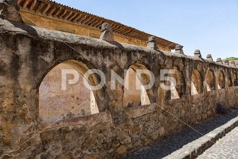 Colonial Patzcuaro Michoacan Mexico Stock Photos