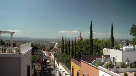 Colonial small town Stock Footage 191287959