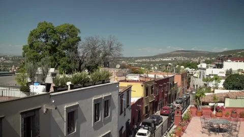 Colonial small town Stock Footage 191288139