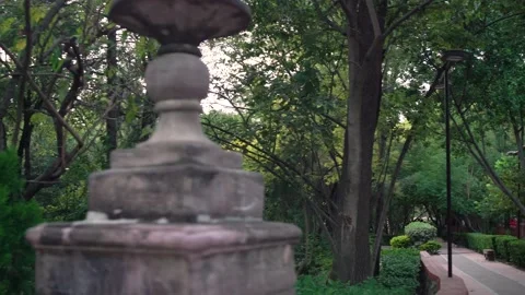 Colonial small town - Parque Juarez - San Miguel de Allende Stock Footage 191291449