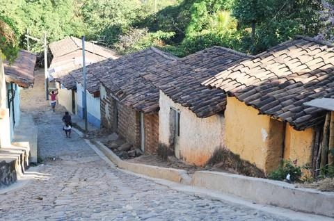 Colonial town of Suchitoto Stock Photos