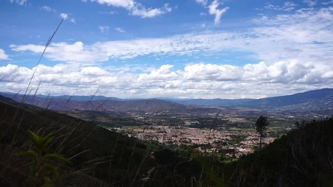 Colonial Town In Valley [Timelapse] Stock Footage 88315411