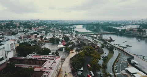 Colonial zone, Santo Domingo Stock Footage 236480022