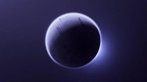 Colonized Exoplanet Illustrazione stock